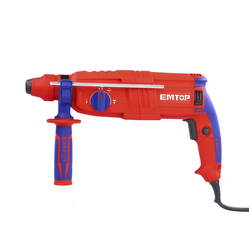 Ciocan electric rotopercutor, 800W, 2.5J, 3 burghie si 2 dalti incluse, cutie de transport - ERHRL801, EMTOP