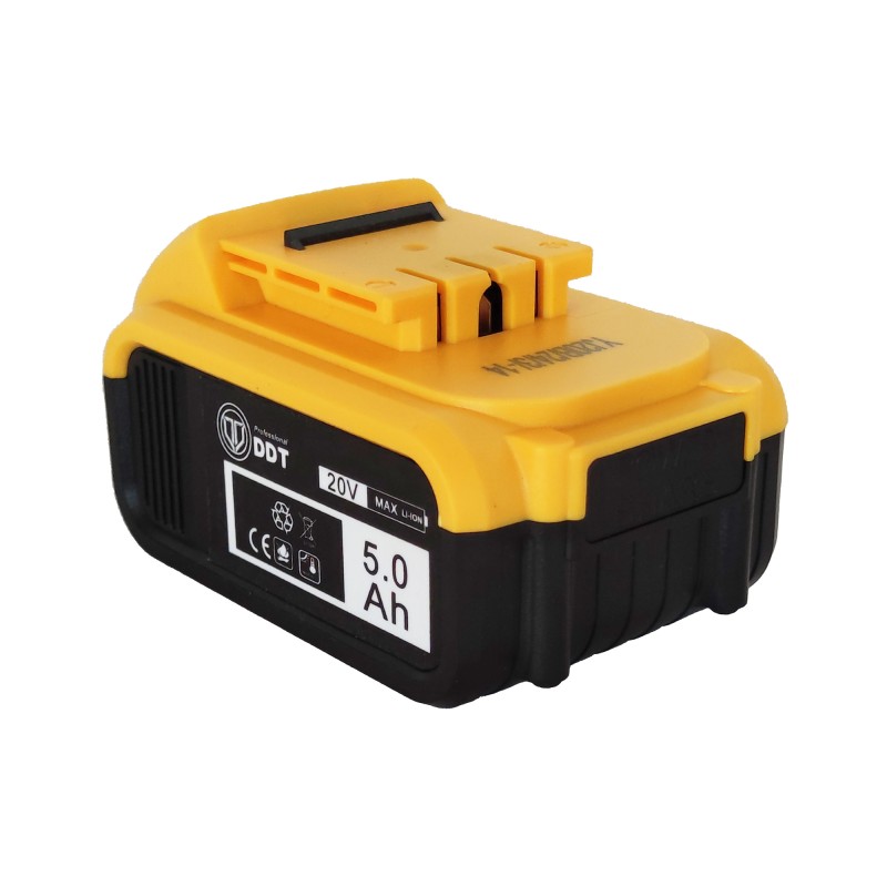 Ciocan rotopercutor cu acumulator , DDT-Brushless , 20 V , 5 Ah , 1100 Rpm , 4600 Bpm , Galben
