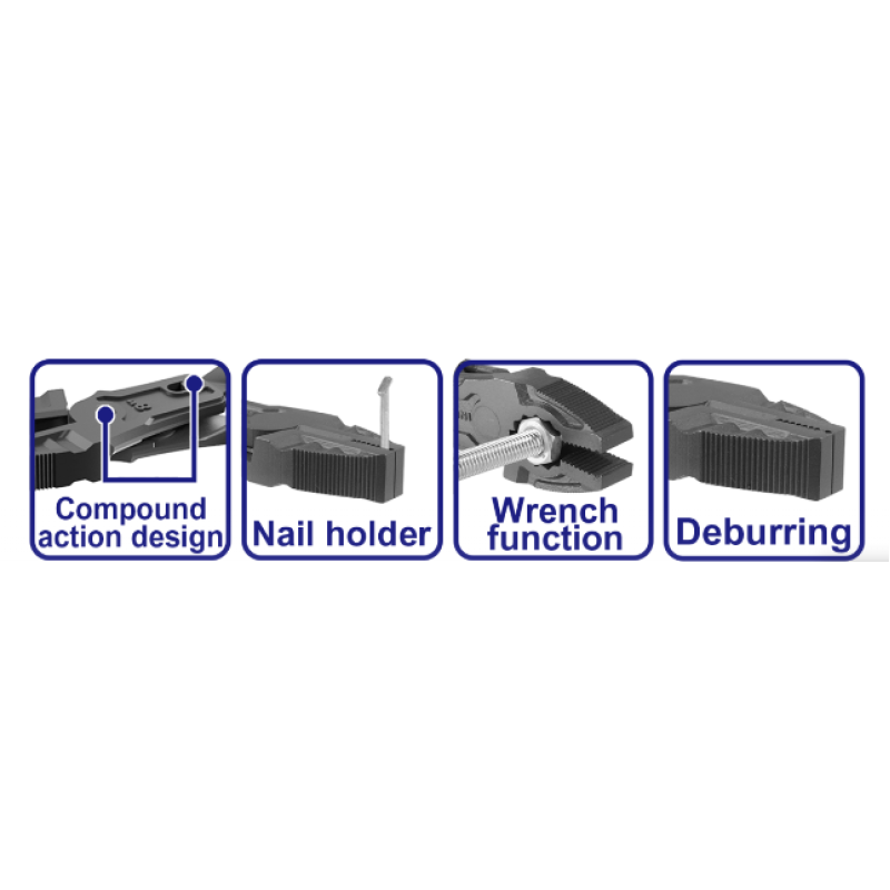Cleste combinat cu actiune compusa 200mm (8  ), 65% economie de energie - EPLRCC0851, EMTOP