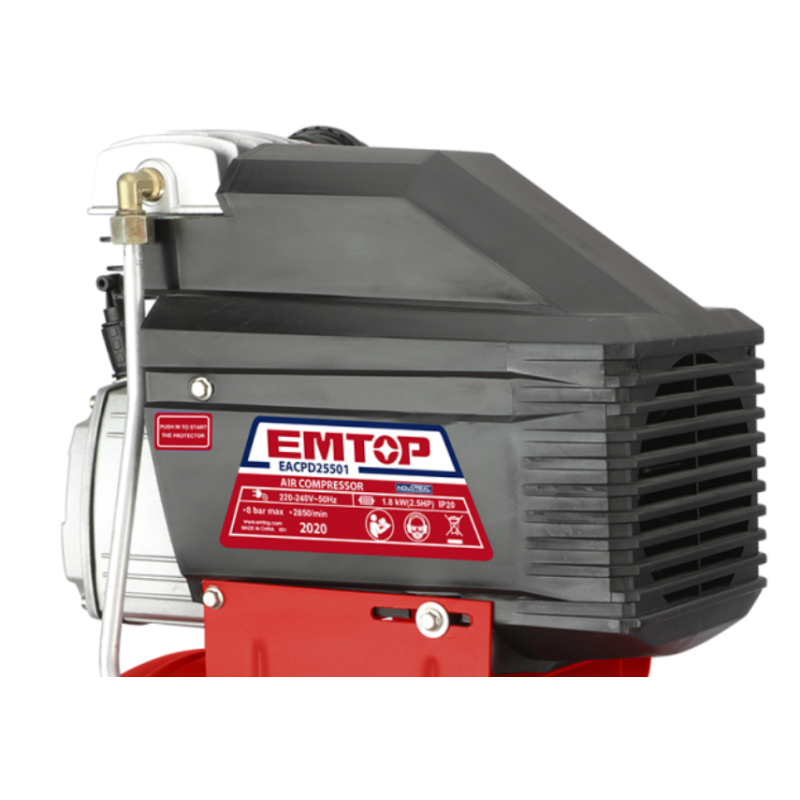 Compresor de aer 50L, 1.8kW (2.5HP) - EACPD25501, EMTOP