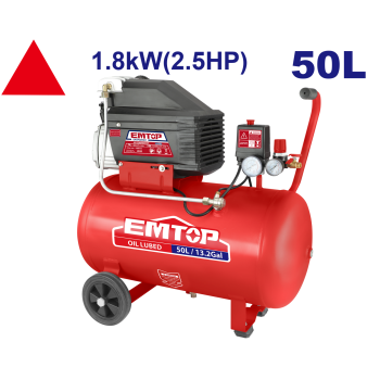 Compresor de aer 50L, 1.8kW (2.5HP) - EACPD25501, EMTOP