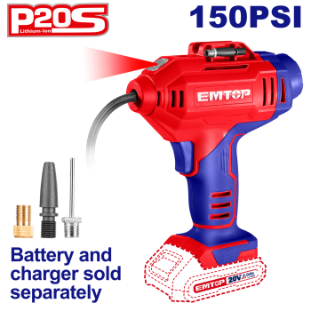 Compresor de aer auto fara acumulator si incarcator, 10 bar - ELAC2018, EMTOP