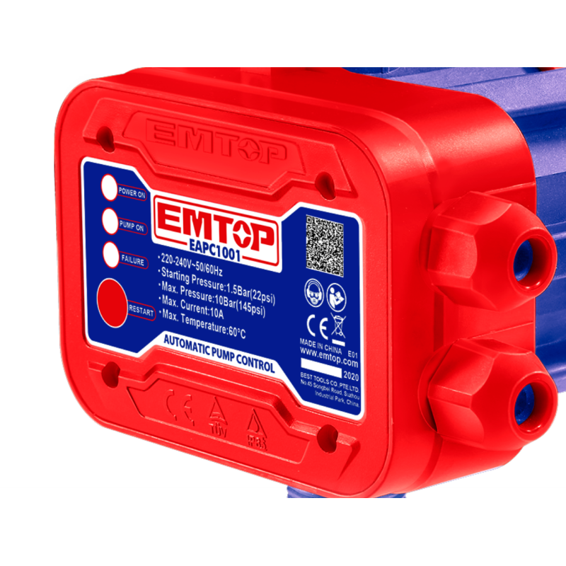 Presostat automat, max. 10 bar, diametru 1   - EAPC1001, EMTOP