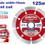 Disc diamantat taiere uscata umeda, 125mm - EDDC011252, EMTOP