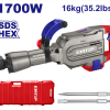 Ciocan demolator HEX, 1700W, 45J, 2 dalti, ambalat in cutie de transport - EDBRH1701, EMTOP