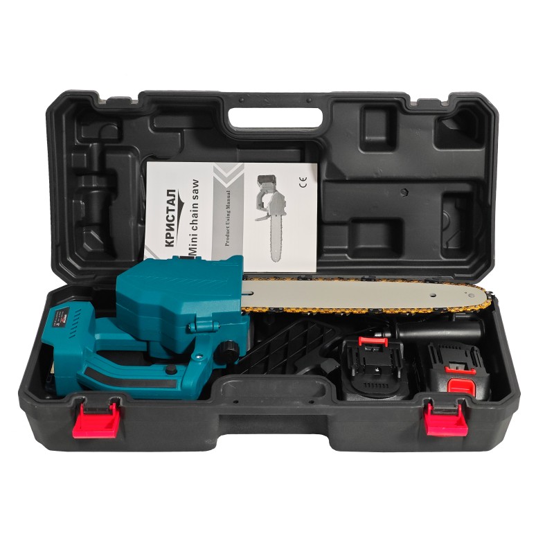 Drujba cu acumulator DDT-CRISTAL, 24 V, 2 Ah, lama de 35 cm, ungere automata, Model nou