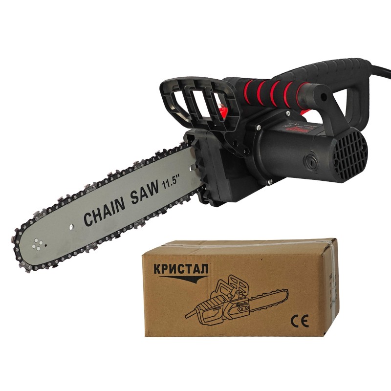Drujba (Fierastrau electric)  DDT-KRISTAL,1500V, 3000rot min Sistem de ungere automat, Maner ergonomic, lama 12 inch,Ideala pentru lemne de foc si taierea copacilor