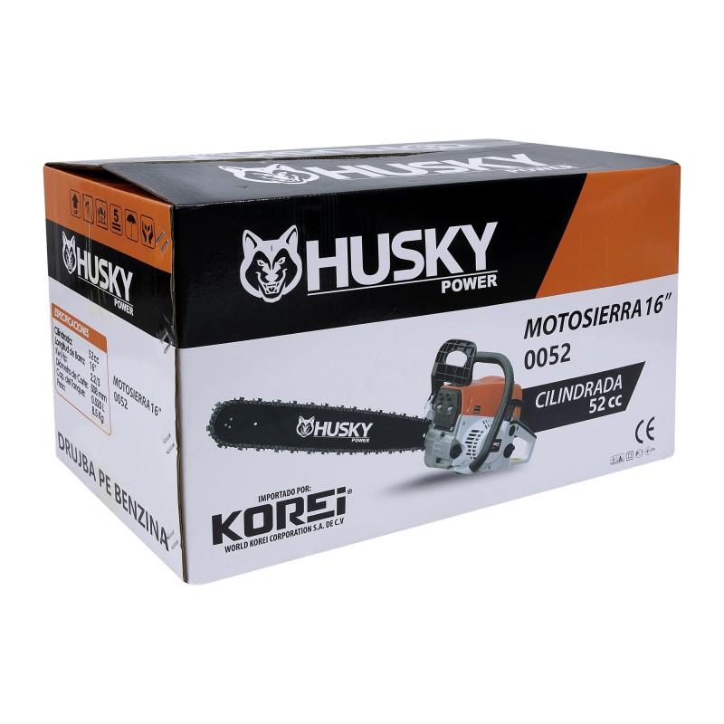 Drujba pe benzina Husky 0052, 52 CC, 4 Cp, lama 40 cm
