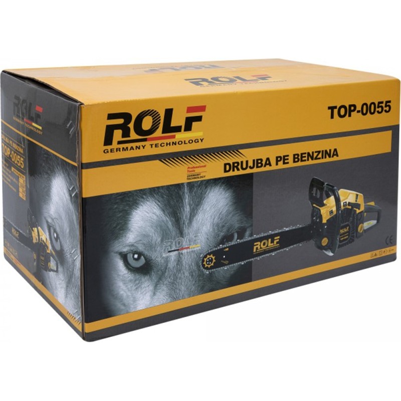 Drujba pe benzina, ROLF-DDT TOP-0055, 3000rpm, demaror metal, 4.7 cp, Germany