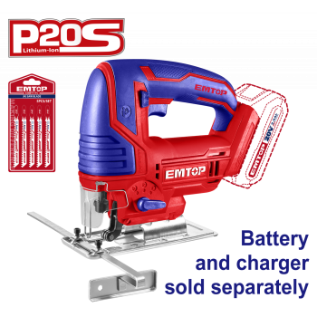 Fierastrau pendular fara acumulator si incarcator, 5 lame incluse - ELGS208501, EMTOP