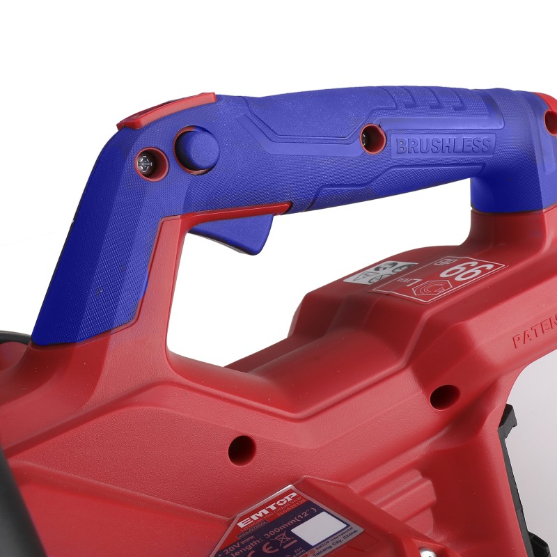 Fierastrau Drujba cu lant fara acumulator si incarcator, motor fara perii (brushless), 30cm - ELGA20128, EMTOP