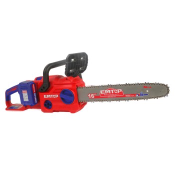 Fierastrau Drujba cu lant cu 2 acumulatori 5.0Ah, motor fara perii (brushless), 30cm - ELGA201286, EMTOP