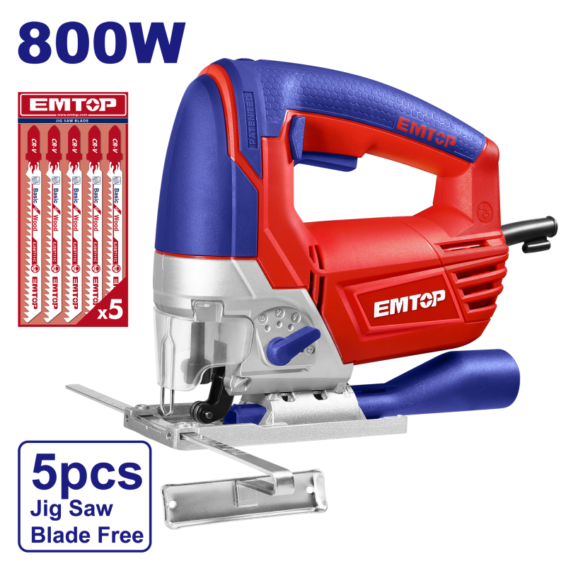 Fierastrau pendular electric 800W, 5 buc lame incluse - EJSW8001, EMTOP