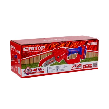 Mini fierastrau cu 1 acumulator 2.0Ah, lama 13cm (5  ) - ELGA20581, EMTOP