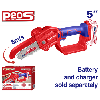 Mini fierastrau fara acumulator si incarcator, lama 13cm (5  ) - ELGA2058, EMTOP