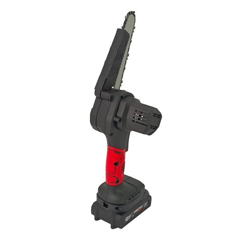 Fierastrau de mana (mini fierastrau) DDT-CRISTAL, 24V, 2Ah, LamaLant 6  , 2 acumulatori, Incarcator, Geanta de transport