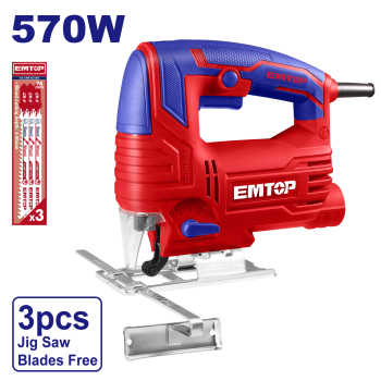Fierastrau electric pendular 570W, 4 trepte, 3 lame fierastrau - EJSW5701, EMTOP