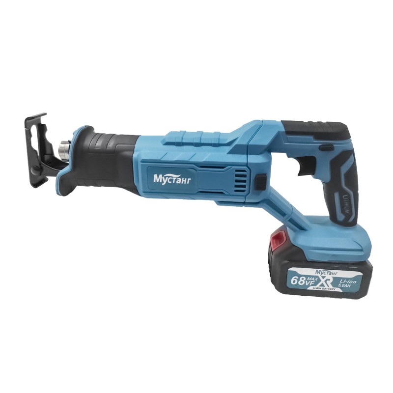 Fierastrau sabie cu 2 Acumulatori , Mustang , 24 V , 5 AH , 4 panze diferite modele