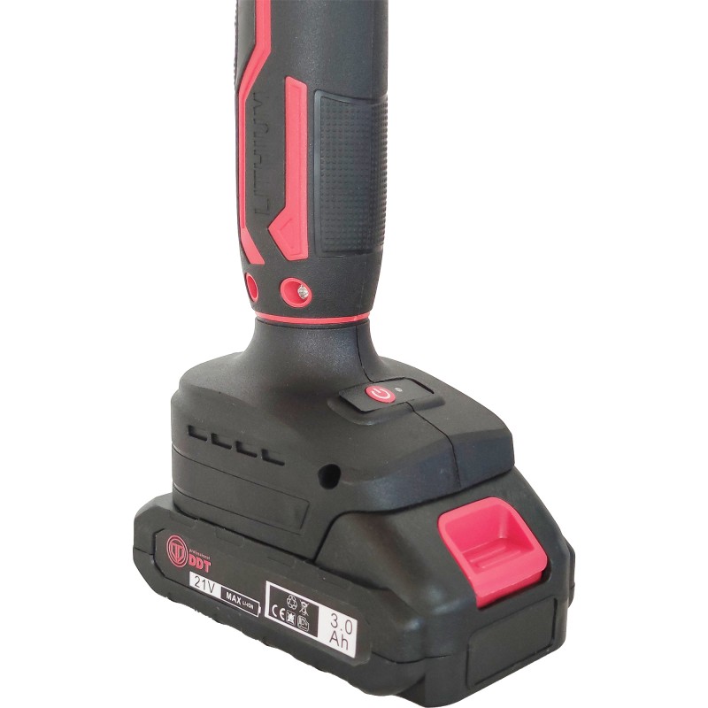 Foarfeca cu acumulator , vita de vie si crengi , 21 V , 3 Ah , Rosie