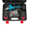 Foarfeca electrica pentru vita de vie, crengi, DDT-CRISTAL cu 2 Acumulatori 21 V, 2000 mAh, Albastru