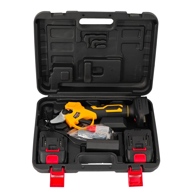 Foarfeca vita de vie  crengi, DDT-CRISTAL, 2 acumulatori 21 V, 2 Ah, Deschidere 30 mm