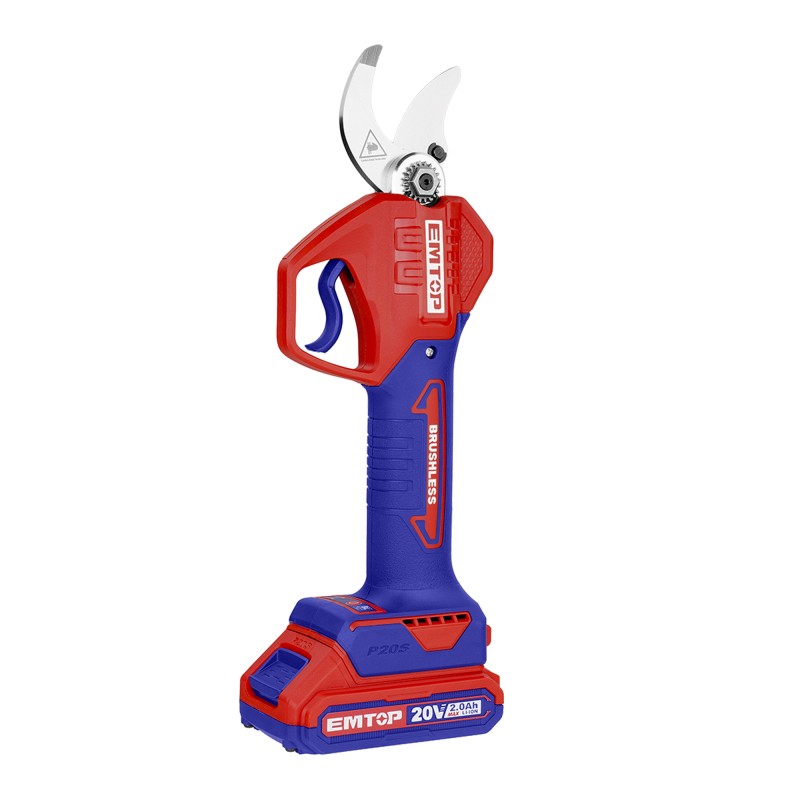 Foarfeca dreapta cu 1 acumulator 2.0AH, 20-30mm, cutie de transport - ELSL203051, EMTOP