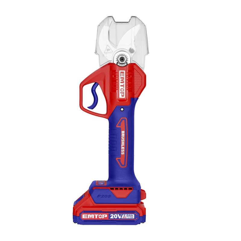 Foarfeca dreapta cu 1 acumulator 2.0AH, 20-30mm, cutie de transport - ELSL203051, EMTOP