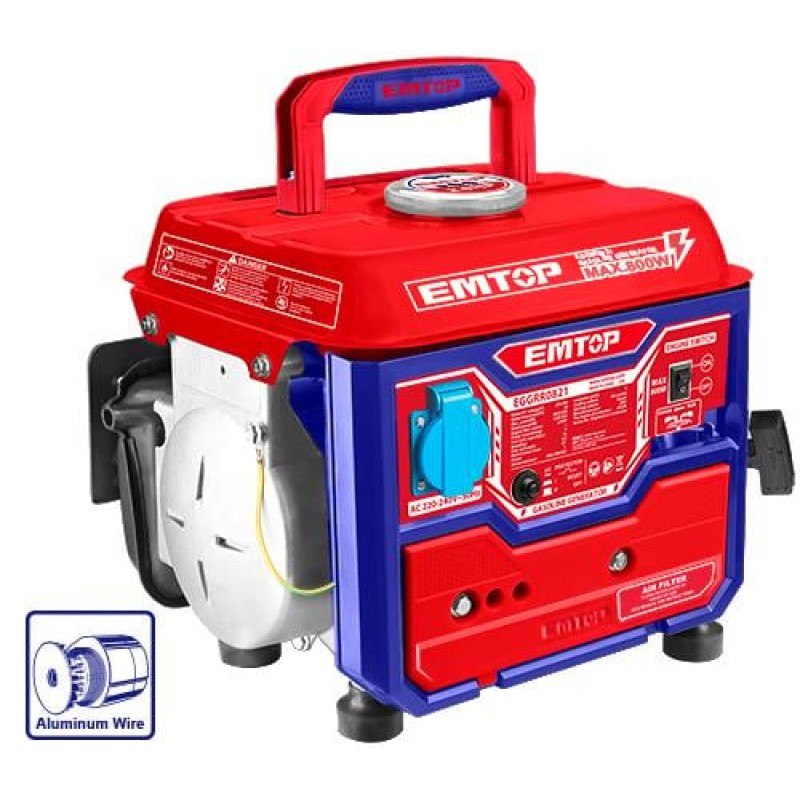 Generator pe benzina 800W, rezervor 4L - EGGRR0821, EMTOP