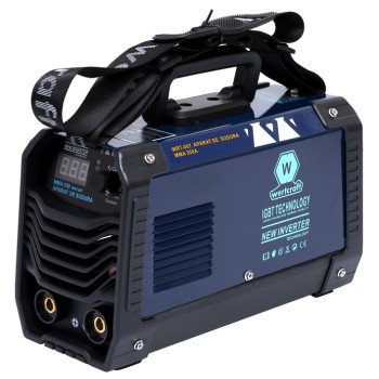 Invertor de sudura WertCraft WRT-007, 20-350 A amperaj, 230 V, 1.6-4 mm diametru electrod, MMA, IP21, funtie anti-lipire