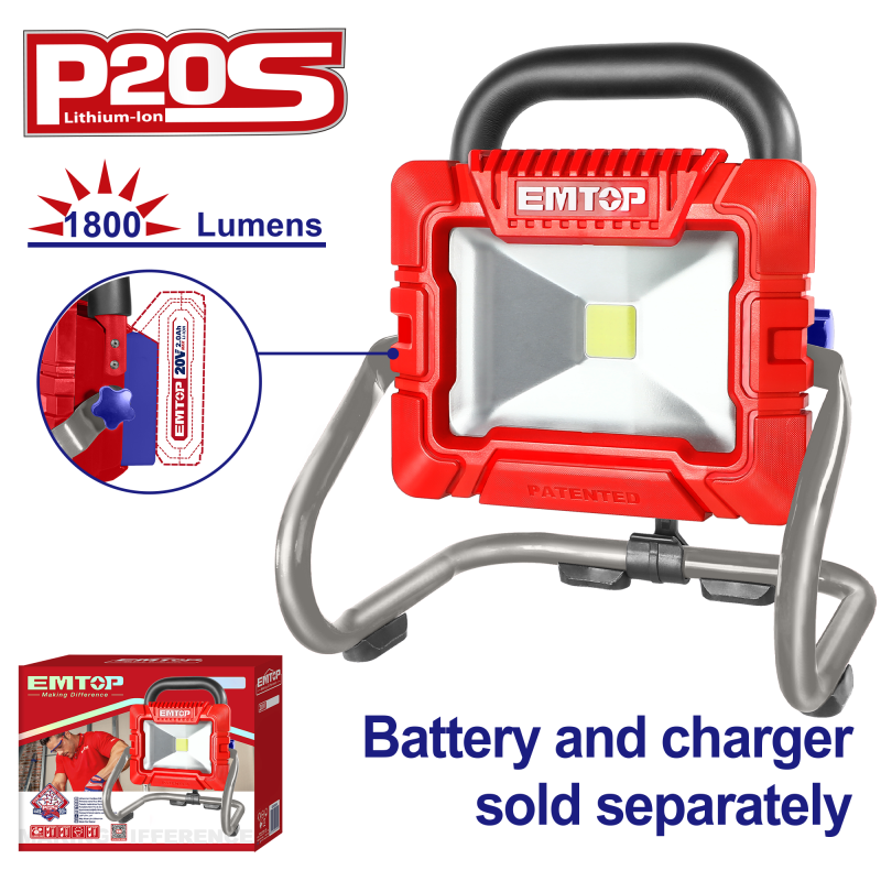 Lampa portabila fara acumulator si incarcator - LWL2025, EMTOP