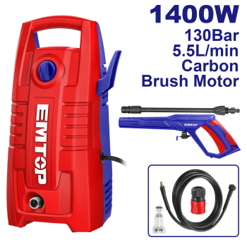 Aparat de spalat cu inalta presiune 1400 W, 130 bar - EHPW1401, EMTOP