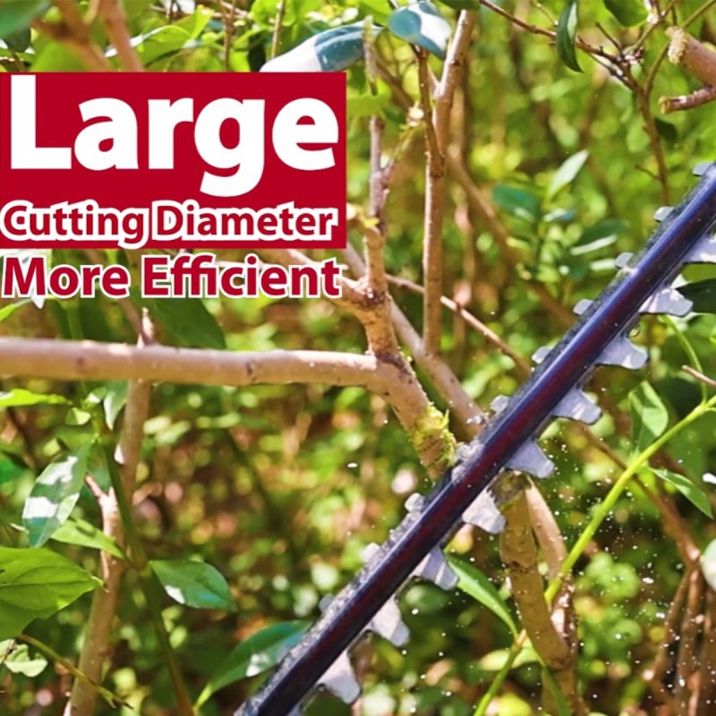 Masina de tuns gard viu si pomi fara acumulator si incarcator, lama 460mm - ELHT20018, EMTOP