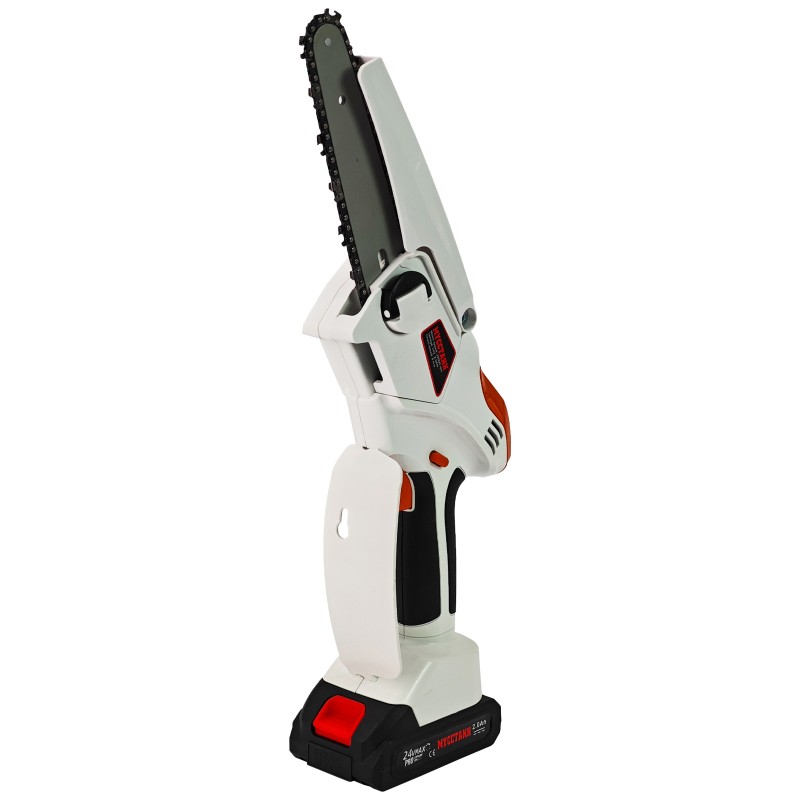 Mini drujba cu 2 acumulatori DDT-MUSTANGG, 21 V, 2 Ah, Model nou, Lama  Lant 6