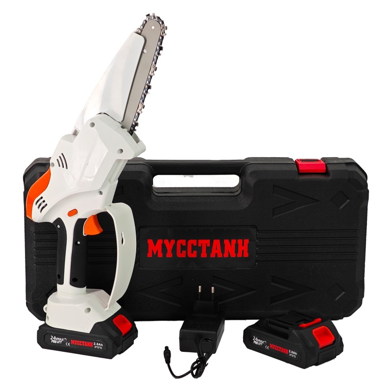 Mini drujba cu 2 acumulatori DDT-MUSTANGG, 21 V, 2 Ah, Model nou, Lama  Lant 6