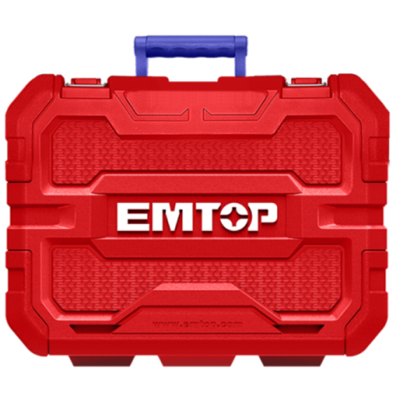 Mini polizor unghiular cu 1 acumulator 2.0Ah, 76mm, 7 discuri incluse - ELAG76017, EMTOP