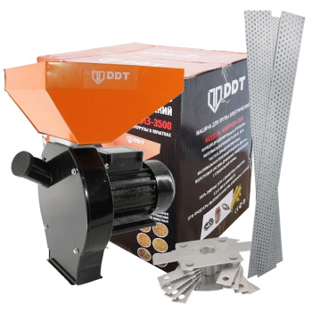 Moara cereale si stiuleti DDT, motor 3.5 Kw, 20 ciocanele, 4 site, cuva mare, 200 kg h