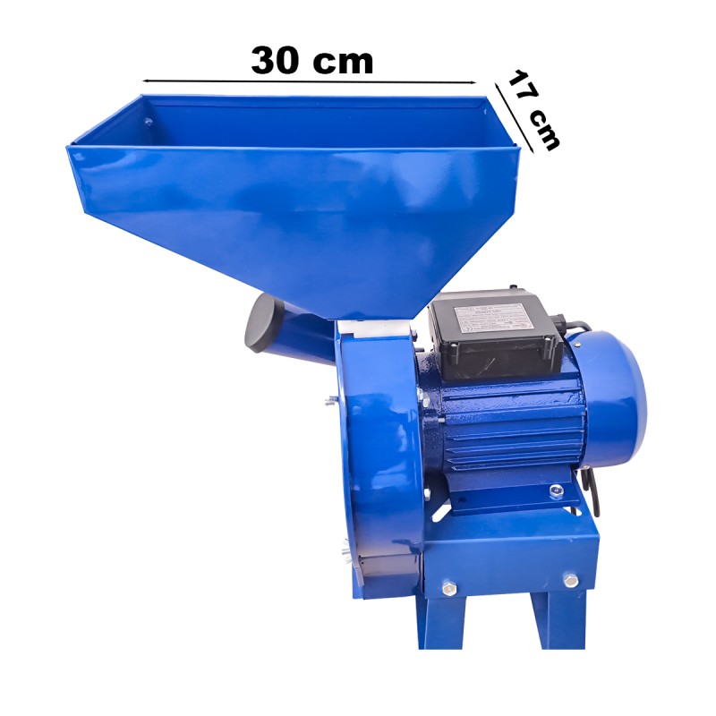 Moara cereale si stiuleti DDT, motor 3.5 Kw, 16 ciocanele, 4 site, cuva mica, 230 kg h