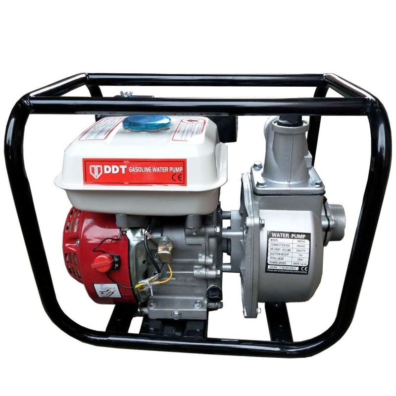 Motopompa pe benzina 4 timpi, DDT Profesional, 6,5 CP, 3  , 60000 l min, 30 m