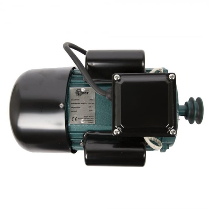 Motor electric monofazat cu fulie inclusa, DDT PROFESSIONAL, 4000 W, 3000 rpm, 2 condensatori, corp fonta