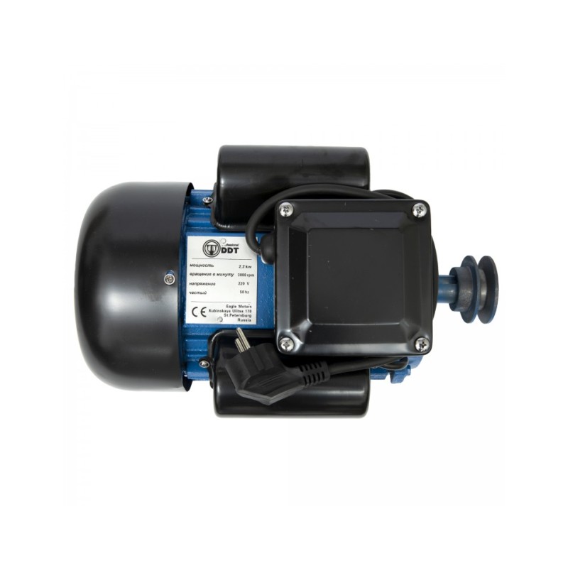 Motor electric monofazat, DDT, 2200 W, 3000 rpm, 2 condensatori, corp fonta
