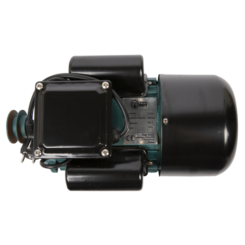 Motor electric monofazat, DDT, 3000 W, 3000 rpm, 2 condensatori, corp fonta