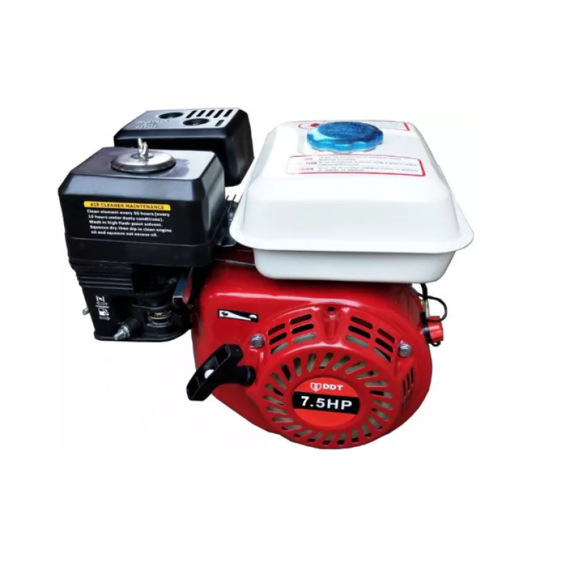 Motor pe benzina cu fulie dubla DDT-005, 7.5 CP, 200 CC, 3600 RPM, 1 cilindru, 3.6 l capacitate rezervor
