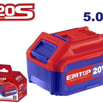 1 x Acumulator 5.0AH litiu-ion, universal compatibila cu produsele P20S - EBPK2003, EMTOP