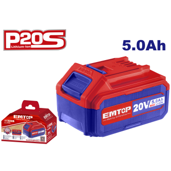 1 x Acumulator 5.0AH litiu-ion, universal compatibila cu produsele P20S - EBPK2003, EMTOP