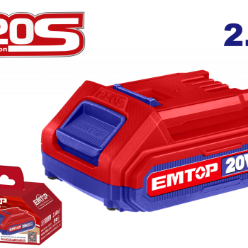 1 x Acumulator 2.0Ah litiu-ion, P20S - EBPK2001, EMTOP