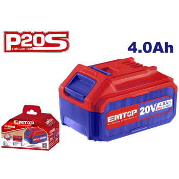 1 x Acumulator 4.0AH litiu-ion, universal compatibila cu toate produsele P20S - EBPK2002, EMTOP