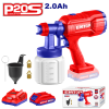 Pistol de vopsit cu 1 acumulator 2.0Ah, 800ml - ELSG20256, EMTOP