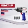 Pistol pneumatic 1 2  , 610Nm, 3 capete (17mm,19mm,21mm) - EATL126801 EMTOP - EATL126801, EMTOP