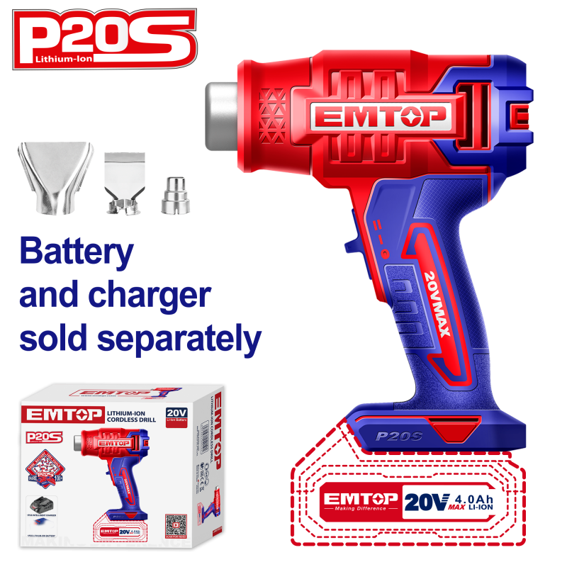 Suflanta aer cald (feon) fara acumulator si incarcator - EHGN20021, EMTOP