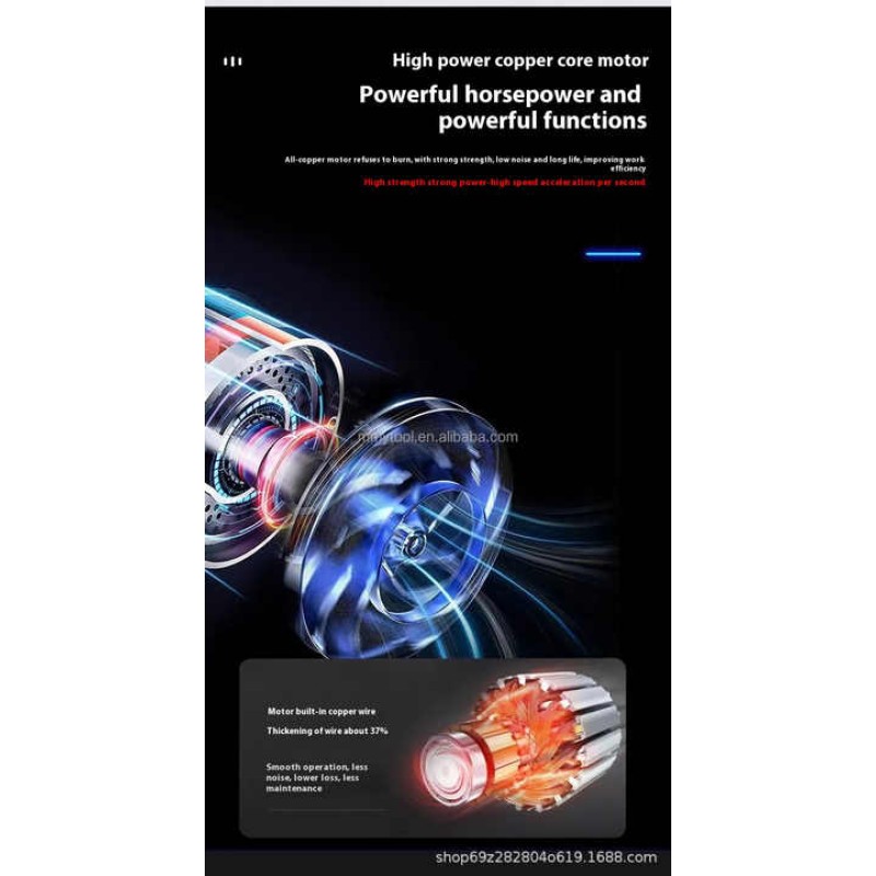 Polizor Unghiular pe Acumulator DDT-CRISTAL, 24V 4Ah, Motor Brushless, 820W, 8500 rot min